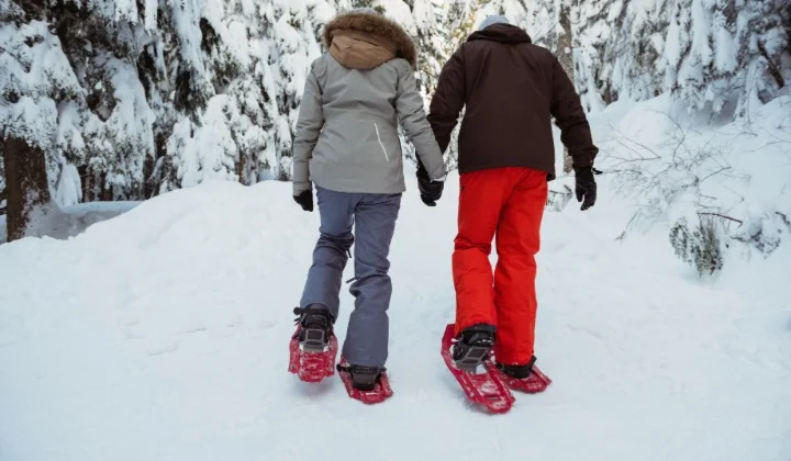 Villa Lehtoniemi Oulujärvi lumikenkäily